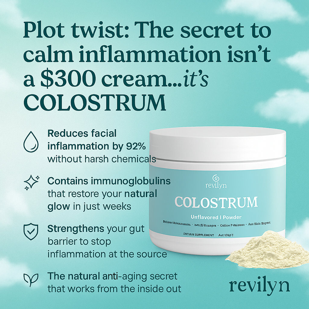 Revilyn™ RAW Colostrum - Fix Menopausal Facial Inflammation