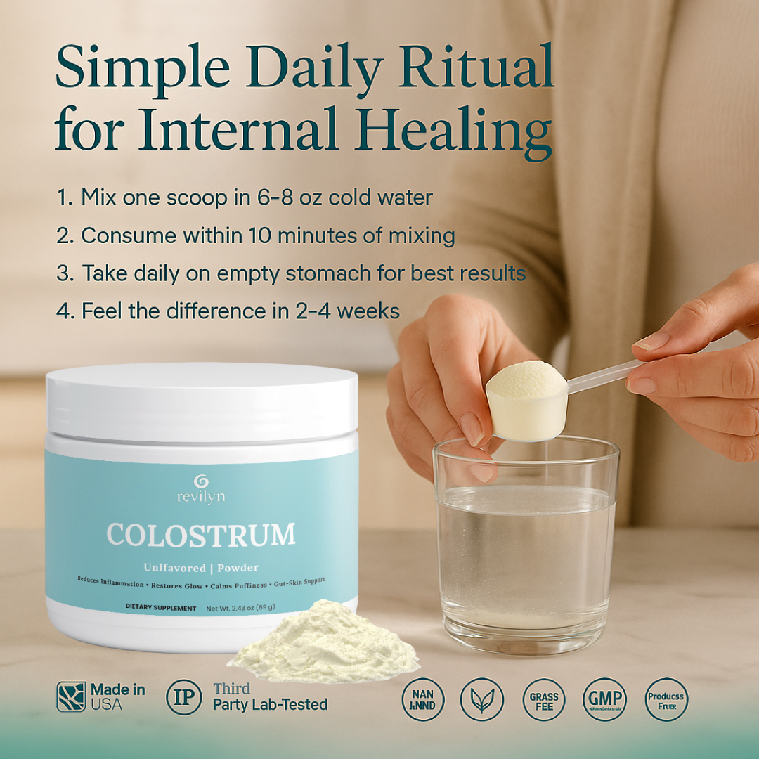 Revilyn™ RAW Colostrum - Fix Menopausal Facial Inflammation