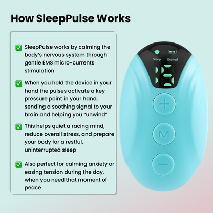 SleepPulse EMS – Fall Asleep Fast Without Pills
